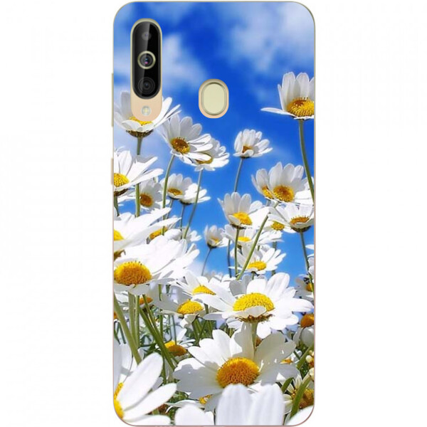 

Силиконовый чехол бампер Amstel для Samsung A60 2019 Galaxy A6060 с картинкой Ромашки