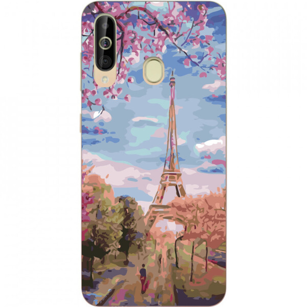 

Бампер силиконовый чехол Amstel для Samsung A60 2019 Galaxy A6060 с картинкой Париж