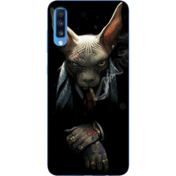 

Силиконовый чехол Amstel с рисунком для Samsung A70 2019 Galaxy A705F Кот Босс