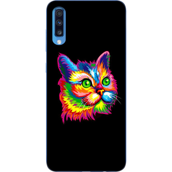 

Силиконовый чехол Amstel с рисунком для Samsung A70 2019 Galaxy A705F Яркий кот