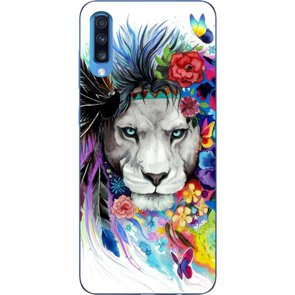 

Силиконовый чехол Amstel для Samsung A70 2019 Galaxy A705F с картинкой Лев