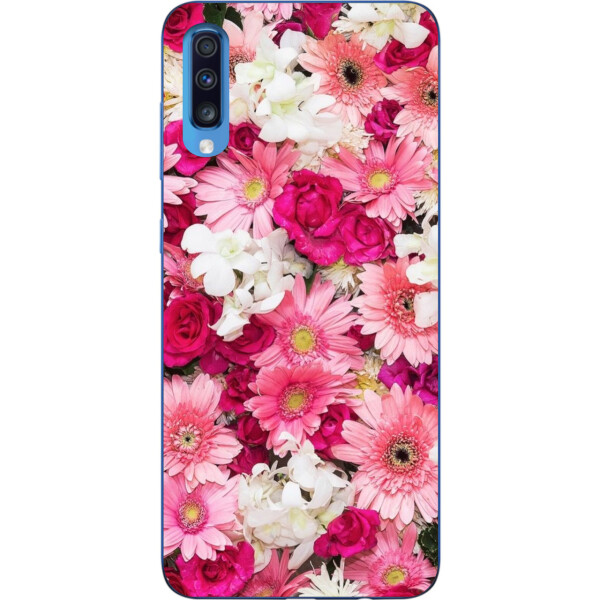 

Силиконовый чехол бампер Amstel для Samsung A70 2019 Galaxy A705F с картинкой Нежные цветы
