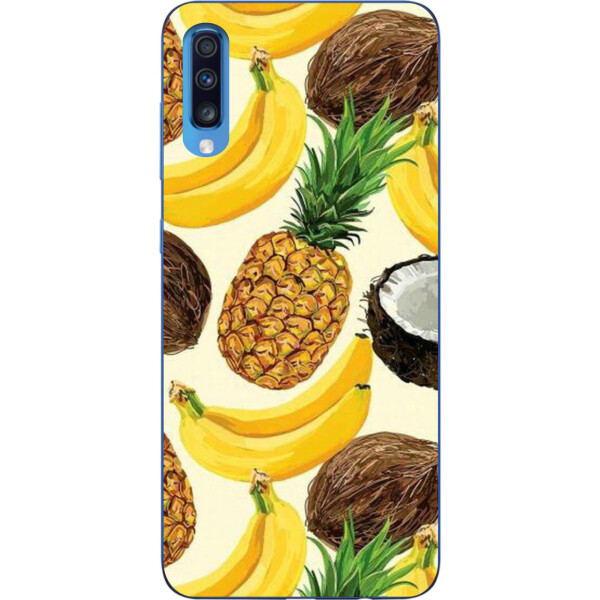 

Силиконовый чехол бампер Amstel для Samsung A70 2019 Galaxy A705F с картинкой Фрукты
