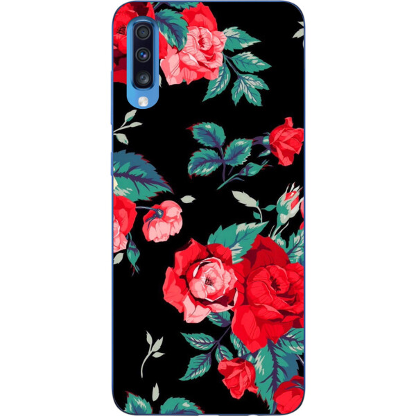 

Силиконовый чехол бампер Amstel для Samsung A70 2019 Galaxy A705F с картинкой Розы