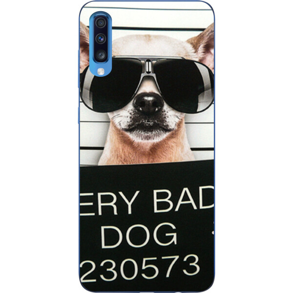 

Чехол силиконовый Amstel для Samsung A70 2019 Galaxy A705F с картинкой Bad Dog