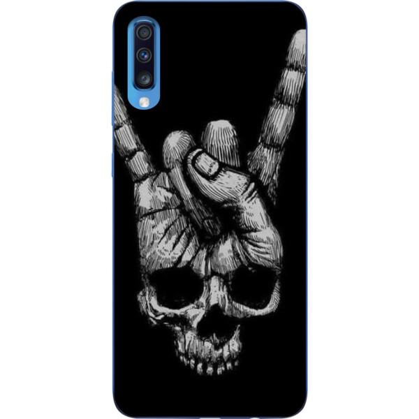 

Бампер силиконовый чехол Amstel для Samsung A70 2019 Galaxy A705F с картинкой Рука