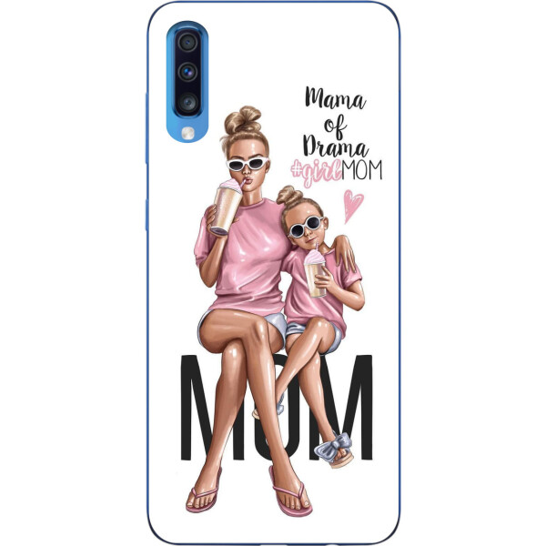 

Бампер силиконовый чехол Amstel для Samsung A70 2019 Galaxy A705F с картинкой Мама