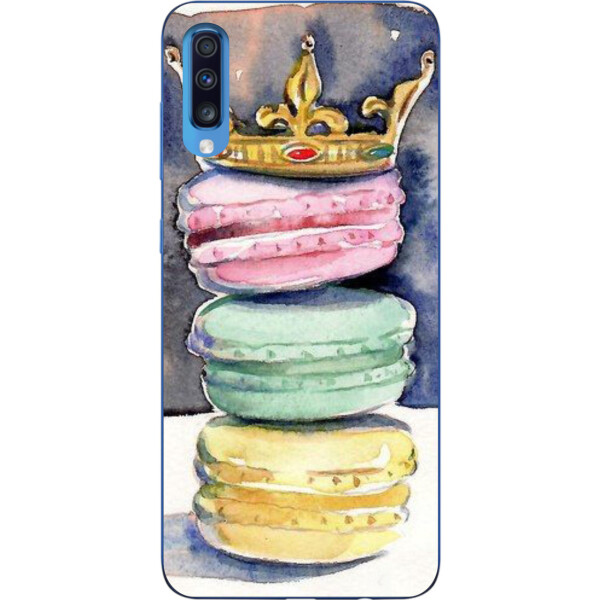 

Бампер силиконовый чехол Amstel для Samsung A70 2019 Galaxy A705F с картинкой Пирожное