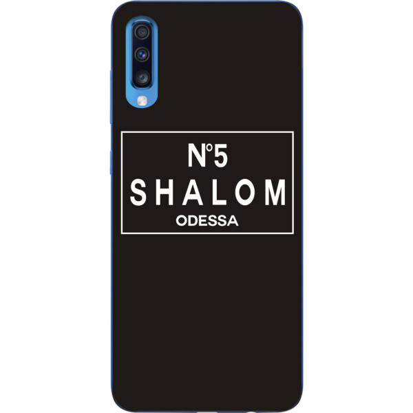 

Антибрендовый силиконовый чехол Amstel для Samsung A70 2019 Galaxy A705F с картинкой Shalom №5 Odessa