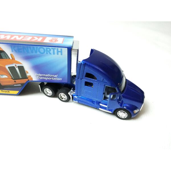 

Машинка трейлер метал 1:68 32,5 см синяя Kinsmart