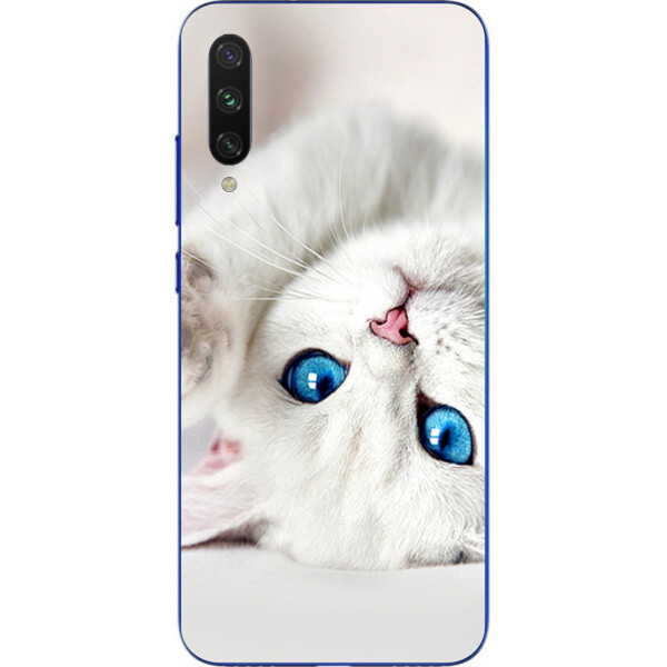 

Силиконовый чехол бампер Amstel для Xiaomi Mi A3 с картинкой Белый котик