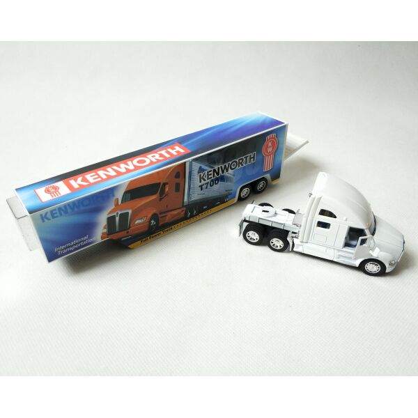 

Машинка трейлер метал 1:68 32,5 см белая Kinsmart