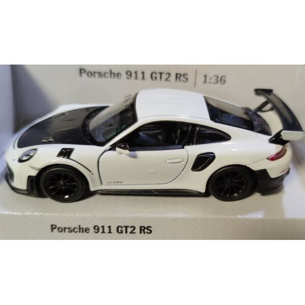 

Детская машинка Porshe 911 GT2 RS метал 1:36 белый