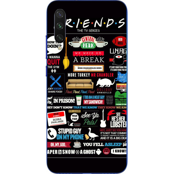 

Бампер силиконовый чехол Amstel для Xiaomi Mi A3 с картинкой Стикеры Friends