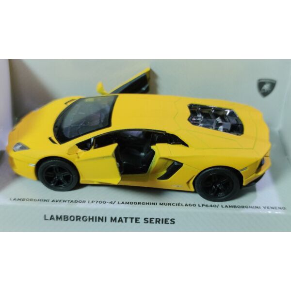 

Детская машинка Lamborghini LP700-4 метал матовый 1:36 желтый