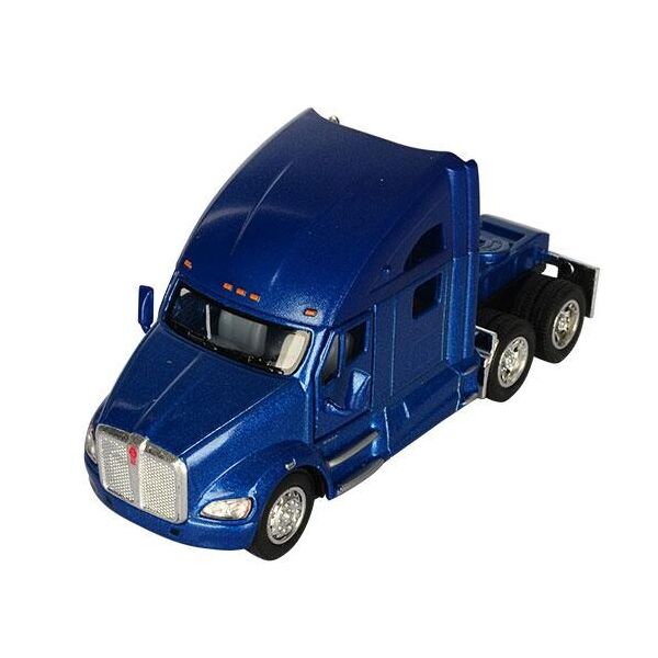 

Машинка трейлер метал 1:68 12см синяя Kinsmart