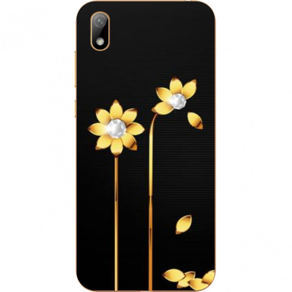 

Силиконовый чехол бампер Amstel для Huawei Y5 2019 с картинкой Цветы