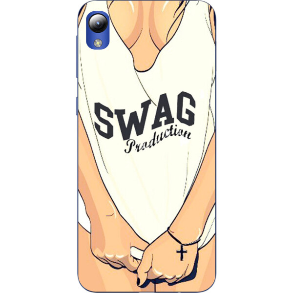 

Бампер силиконовый чехол Amstel для ZTE Blade L8 с картинкой SWAG