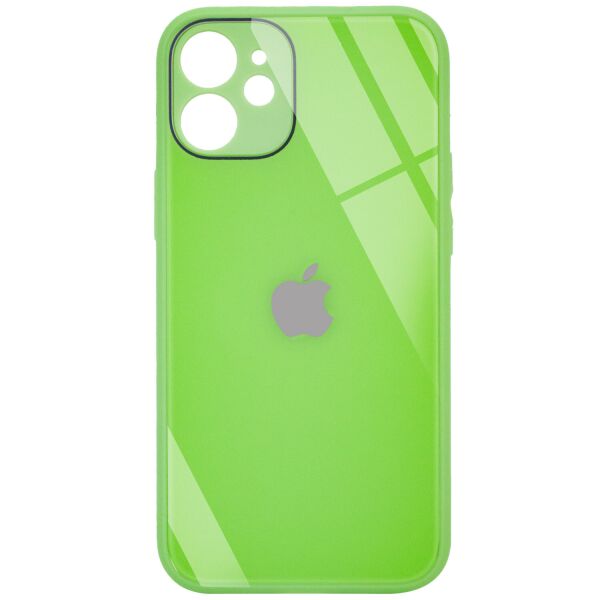 

Противоударный Защитный Термополиуретановый Чехол - Накладка Epik GLOSSY Logo Full Camera opp для Apple iPhone 12 mini (5.4") со Стеклянной Поверхностью / + Усиленная Защита Камеры / Глянцевый / Салатовый