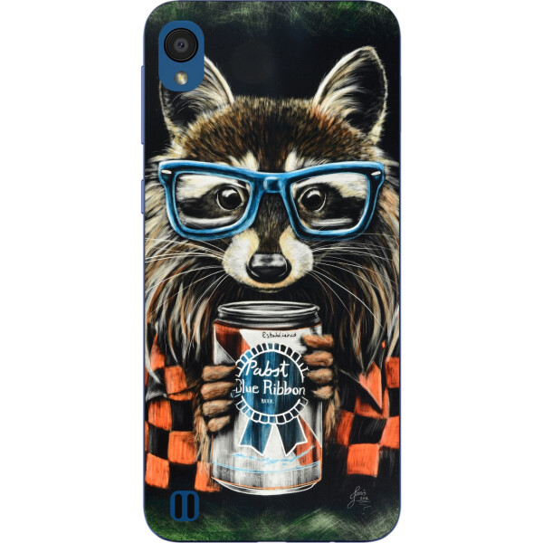 

Силиконовый чехол Amstel для ZTE Blade A5 2019 с картинкой Енот в очках