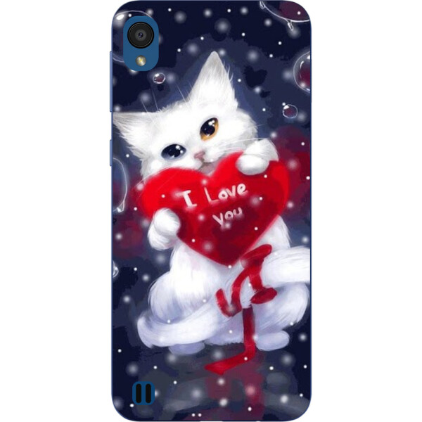 

Силиконовый чехол Amstel для ZTE Blade A5 2019 с картинкой Котик с сердцем