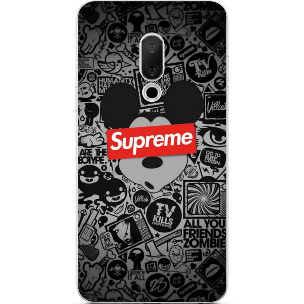 

Силиконовый чехол Amstel с рисунком для Meizu 15 Plus Микки Supreme