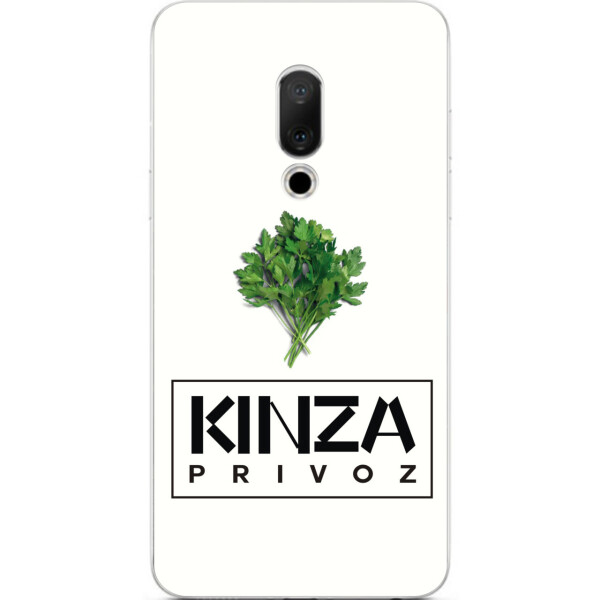 

Антибрендовый силиконовый чехол Amstel для Meizu 15 Plus с картинкой Kinza Privoz