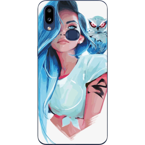 

Силиконовый чехол Amstel с рисунком для Samsung A10s Galaxy A107F Девушка с совой