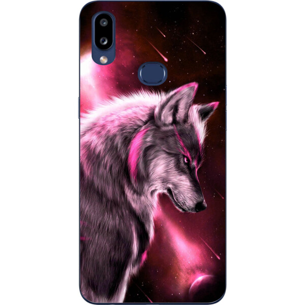 

Силиконовый чехол бампер Amstel для Samsung A10s Galaxy A107F с картинкой Волк