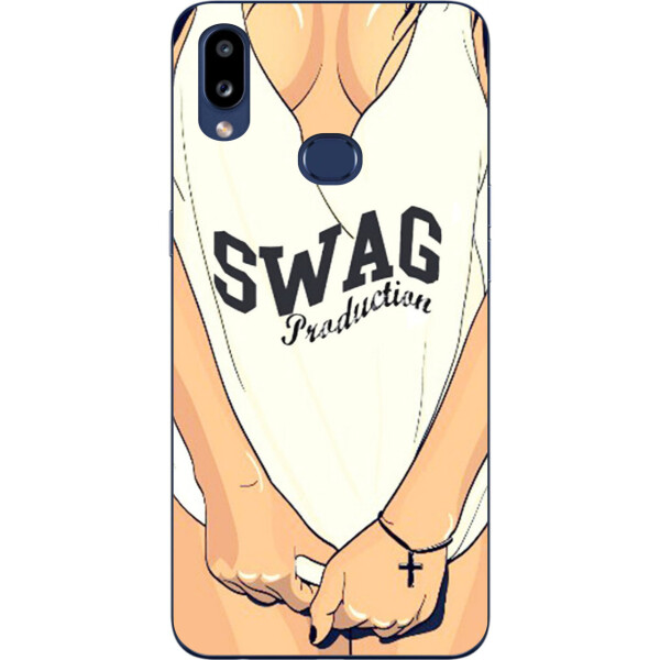 

Бампер силиконовый чехол Amstel для Samsung A10s Galaxy A107F с картинкой SWAG