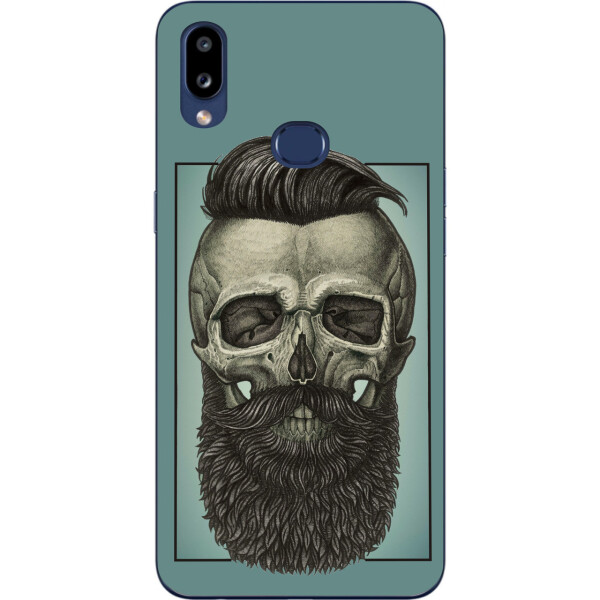 Бампер силиконовый чехол Amstel для Samsung A10s Galaxy A107F с картинкой Череп с бородой
