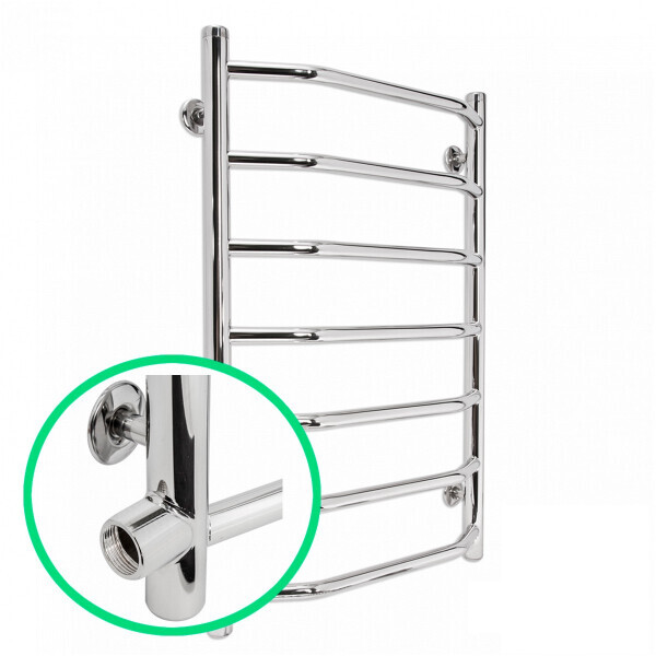 

Полотенцесушитель Laris Виктория П7 400x700 боковое подключение 71207597