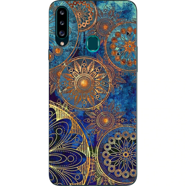 

Силиконовый чехол Amstel для Samsung A20s Galaxy A207F с картинкой Круги винтаж