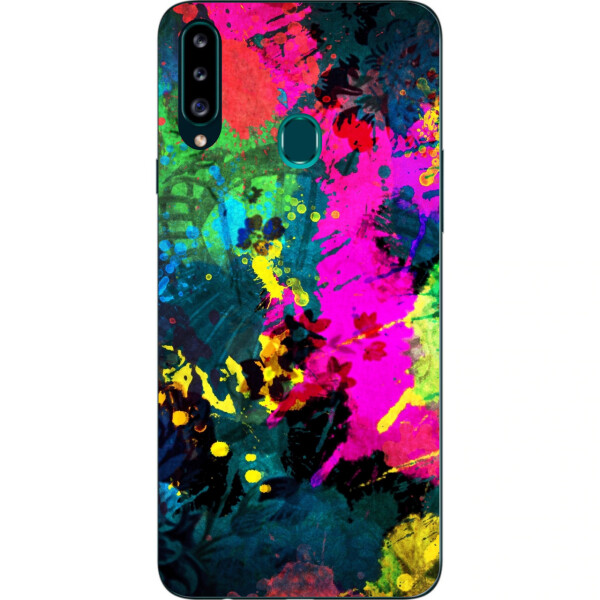 

Силиконовый чехол бампер Amstel для Samsung A20s Galaxy A207F с картинкой Яркая абстракция