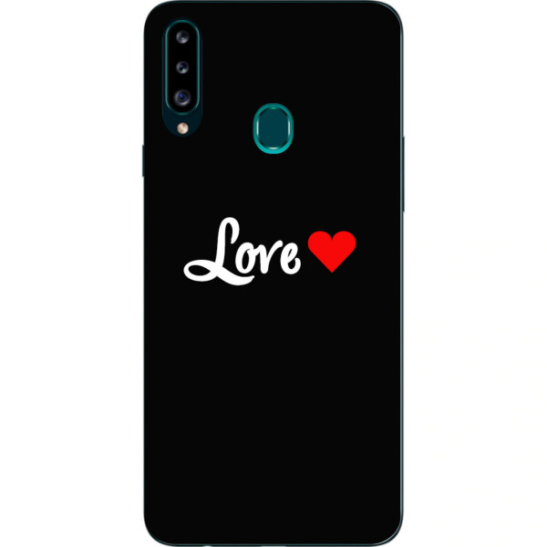 

Силиконовый чехол бампер Amstel для Samsung A20s Galaxy A207F с картинкой Love