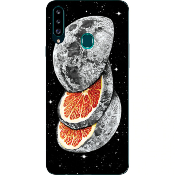 

Бампер силиконовый чехол Amstel для Samsung A20s Galaxy A207F с картинкой Апельсин