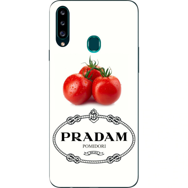 

Антибрендовый силиконовый чехол Amstel для Samsung A20s Galaxy A207F с картинкой Pradam pomidori