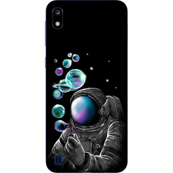 

Бампер силиконовый чехол Amstel для ZTE Blade A7 2019 с картинкой Космонавт и планеты
