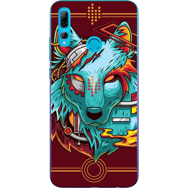 

Силиконовый чехол Amstel с рисунком для Huawei P Smart Plus 2019 Волк