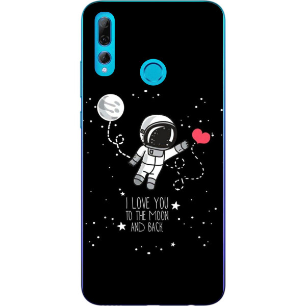 

Силиконовый чехол Amstel с рисунком для Huawei P Smart Plus 2019 Любовь до луны и назад
