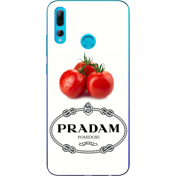 

Антибрендовый силиконовый чехол Amstel для Huawei P Smart Plus 2019 с картинкой Pradam pomidori