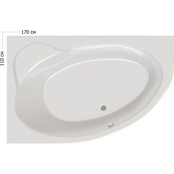 

Ванна акриловая Ravak Asymmetric II 160x105 левая CB51000000