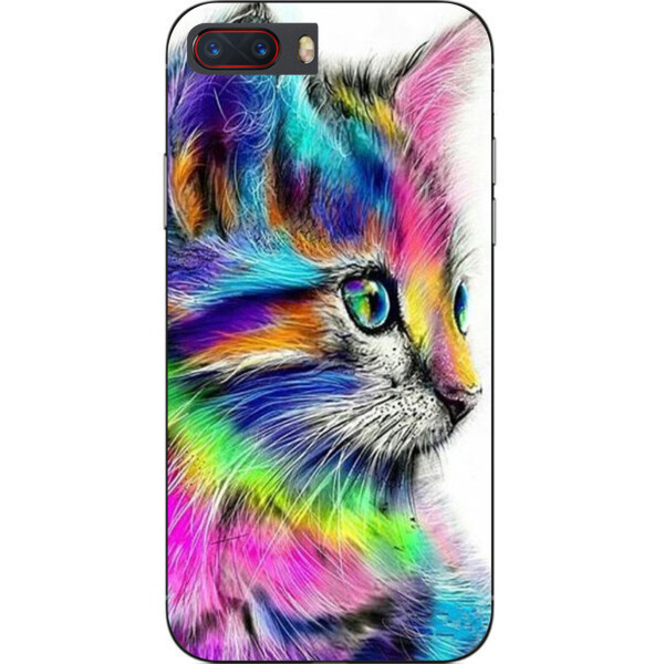 

Силиконовый чехол Amstel с рисунком для ZTE Nubia M2 Яркий котик