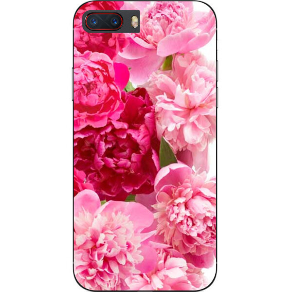 

Силиконовый чехол бампер Amstel для ZTE Nubia M2 с картинкой Пионы