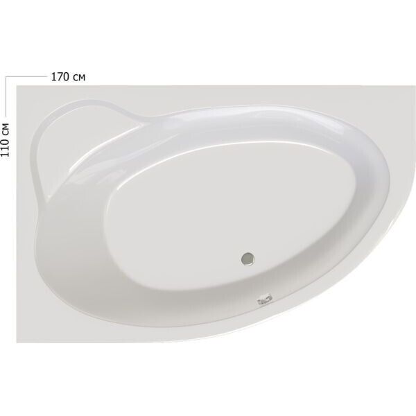 

Ванна акриловая Ravak Asymmetric II 150x100 левая CB31000000