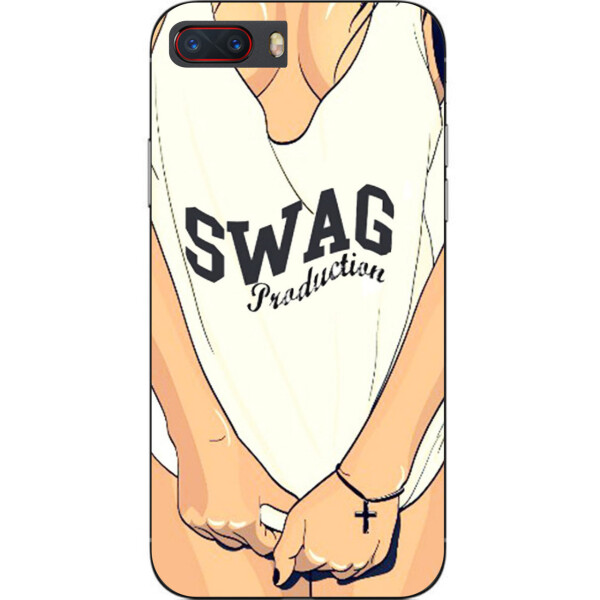 

Бампер силиконовый чехол Amstel для ZTE Nubia M2 с картинкой SWAG