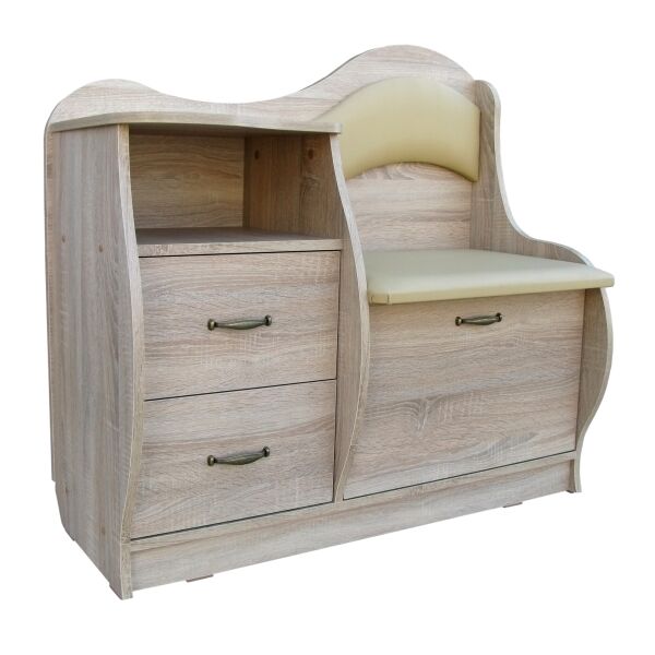 

Тумба для обуви Миха (плюс) (750х920х420) МАКСИ-МЕбель Дуб трюфель (9056)