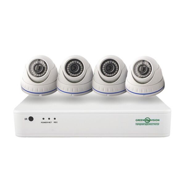 

Комплект IP видеонаблюдения Green Vision GV-IP-K-S30/04 1080P