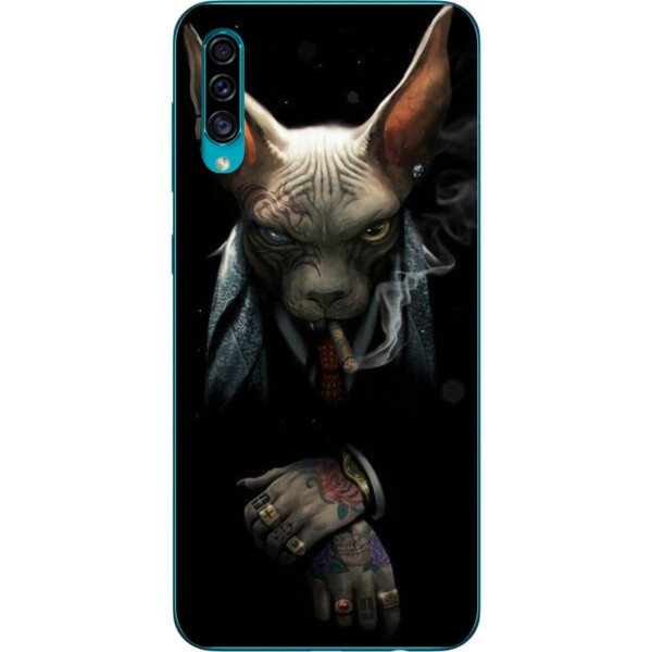 

Силиконовый чехол Amstel с рисунком для Samsung A30s Galaxy A307F Кот Босс