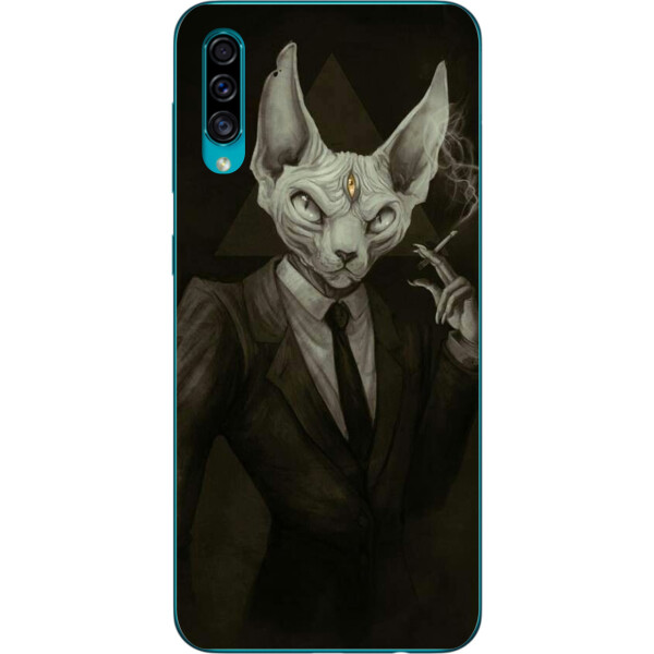 

Силиконовый чехол Amstel с рисунком для Samsung A30s Galaxy A307F Кот в костюме